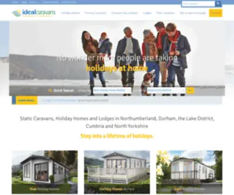 Idealcaravans.co.uk(Static Caravans) Screenshot