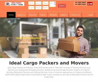 Idealcargopacker.in(Ideal Cargo Packers and Movers) Screenshot