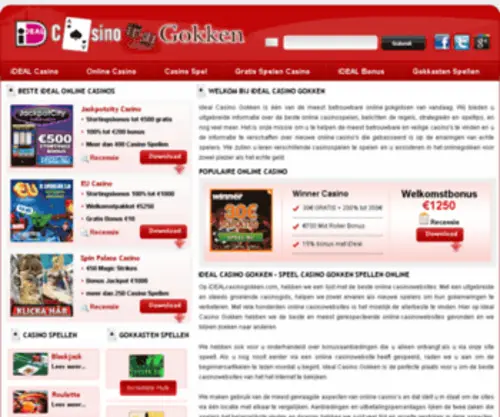 Idealcasinogokken.com Screenshot