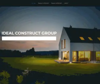 Idealconstruct.be(Construction, Rénovation et transformation des bâtiments) Screenshot