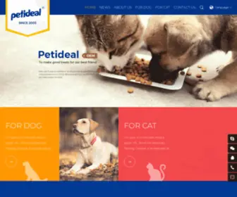 Idealcorp.cn(China dog treats manufacturers OEM) Screenshot