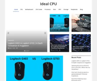 IdealcPu.com(Ideal CPU) Screenshot