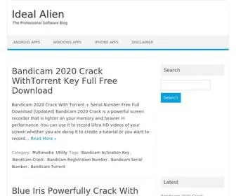 Idealcrack.us(The Professional Software Blog) Screenshot