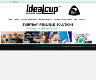 Idealcup.co.nz(IdealCup is your Ideal reusable cup) Screenshot