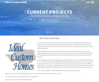 Idealcustomhomes.com(Ideal Custom Homes) Screenshot