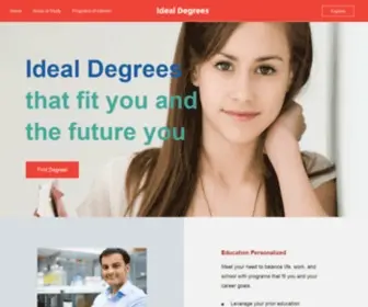 Idealdegrees.com(Ideal Degrees) Screenshot