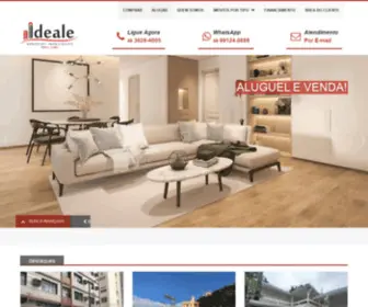 Idealeimoveissc.com.br(Ideale Negócios Imobiliários) Screenshot