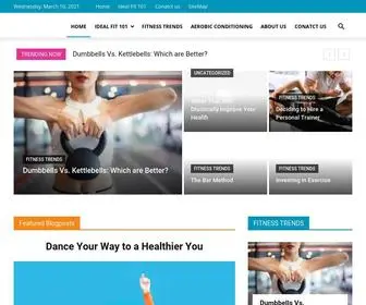 Idealfit101.com(IDEAL FIT 101) Screenshot