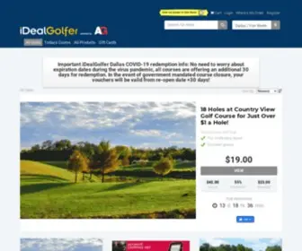 Idealgolfer.com(Golf deals) Screenshot