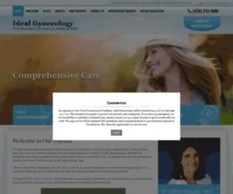 Idealgynecology.com(Obstetrician and Gynecologist) Screenshot