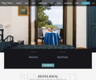 Idealhotel.it(Hotel Ideal 3 Stelle Forio Ischia) Screenshot