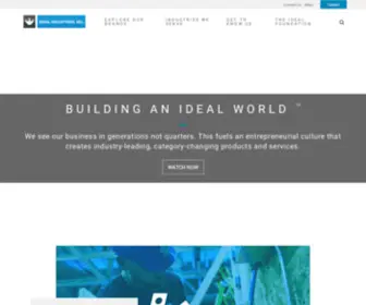 Idealindustries.com(Idealindustries) Screenshot