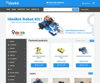 Idealink.net(Kuwait 3D Printing Arduino Robotics Express Shipping) Screenshot