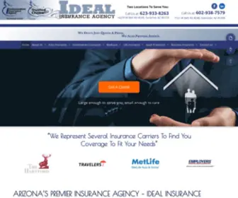 Idealins.com(Homeowners & Business Insurance Surprise & Glendale AZ) Screenshot