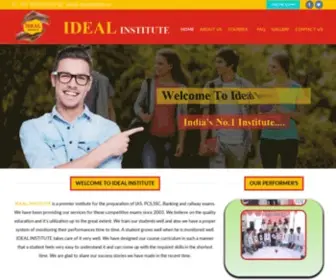 Idealinstitute.in(Ideal Institute) Screenshot