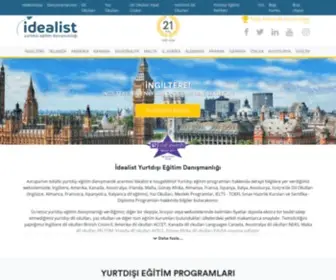 Idealist.com.tr(Yurtdışı eğitim) Screenshot