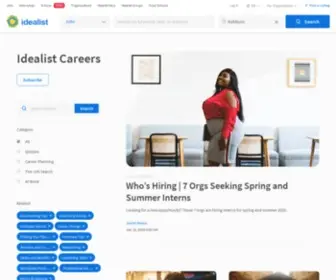 Idealistcareers.org(Idealist Careers) Screenshot