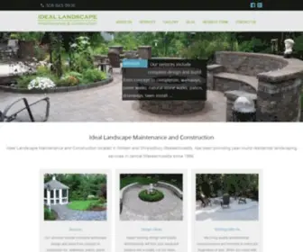 Ideallandscapingma.com(Landscaping, Design and Maintenance) Screenshot