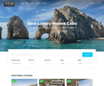 Idealluxuryhomes.com(Real Estate) Screenshot