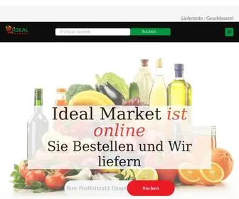 Idealmarket.ch(Ideal Market in Olten Herzlich Willkommen) Screenshot