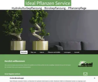 Idealpflanzenservice.de(Ideal Pflanzen Service in Stuttgart) Screenshot