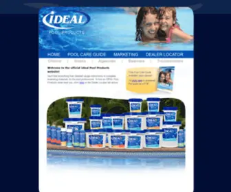 Idealpoolcare.com(IdealPoolCare) Screenshot