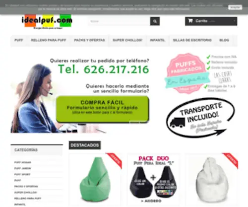 Idealpuf.com(Tu Puff online al mejor precio) Screenshot