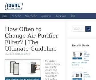 Idealpurifiers.com(Ideal Purifiers) Screenshot