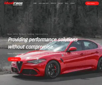 Idealrace.com(Your Alfa Romeo Tuning Specialists) Screenshot