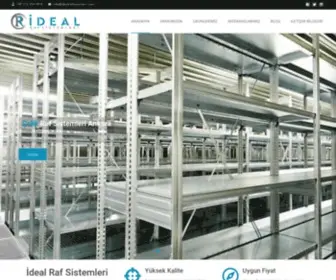 Idealrafsistemleri.com(İdeal Raf Sistemleri) Screenshot