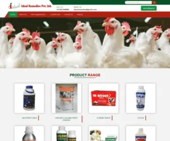 Idealremedies.com(Cattle Feed Supplements manufacturers) Screenshot