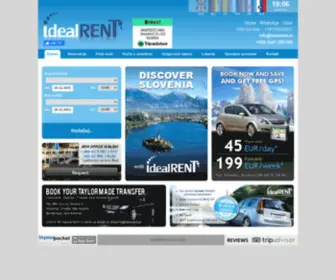 Idealrent.si(IdealRENT Slovenia) Screenshot