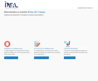 Idealrh.com.mx(BOLSA DE TRABAJO) Screenshot