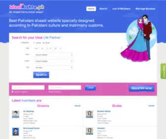 Idealrishta.com(Site Maintenance) Screenshot