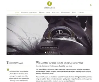 Idealsaddle.com(The Ideal Saddle Company) Screenshot