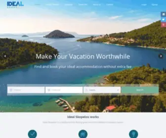 Idealskopelos.com(Summer Holidays) Screenshot