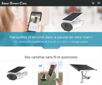 Idealsmartcam.com(Caméras de surveillance et de sécurité extérieures sans fil avec alarmes) Screenshot