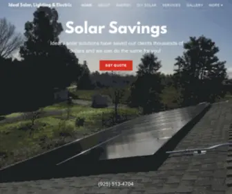 Idealsolarco.com(Idealsolarco) Screenshot