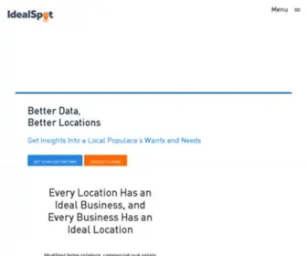 Idealspot.com(Local Market Research Platform) Screenshot