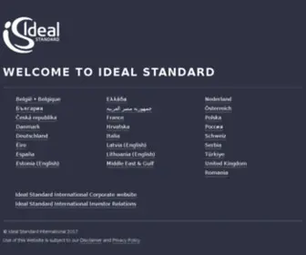 Idealstandard.com(Our mission) Screenshot