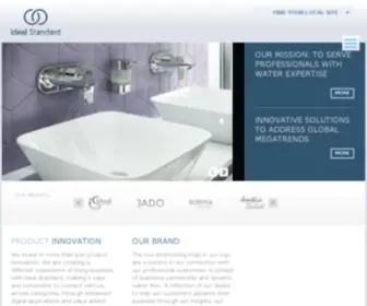 Idealstandardinternational.com(Our mission) Screenshot