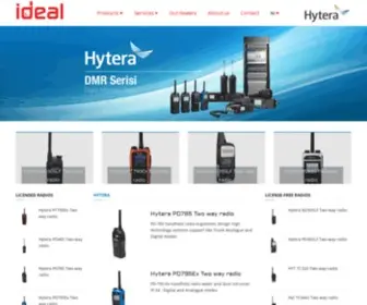 Idealtelsiz.com(Hytera Türkiye Distribütörü) Screenshot