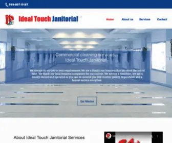 IdealtouchJanitorial.ca(#1 Janitorial Service Kitchener) Screenshot