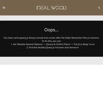 Idealwood.ca(Engineered Hardwood Flooring) Screenshot