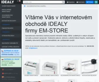 Idealy.cz(Kancelářská a profesionální technika) Screenshot