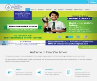 Idealzeeschool.org(Ideal Zee School) Screenshot