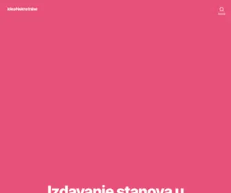 Ideanekretnine.com(Izdavanje stanova u Novom Sadu) Screenshot