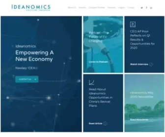 Ideanomics.com(Driving the Sustainability Transformation) Screenshot