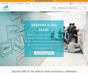 Ideapaintglobal.com(White Board paint) Screenshot