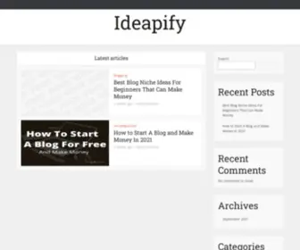 Ideapify.com(E-commerce SEO That Converts.More Traffic, more Sales) Screenshot